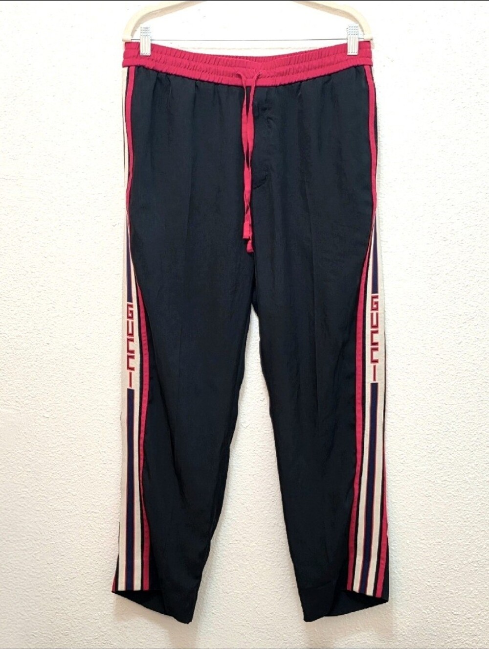 Gucci side-line logo joggers, M